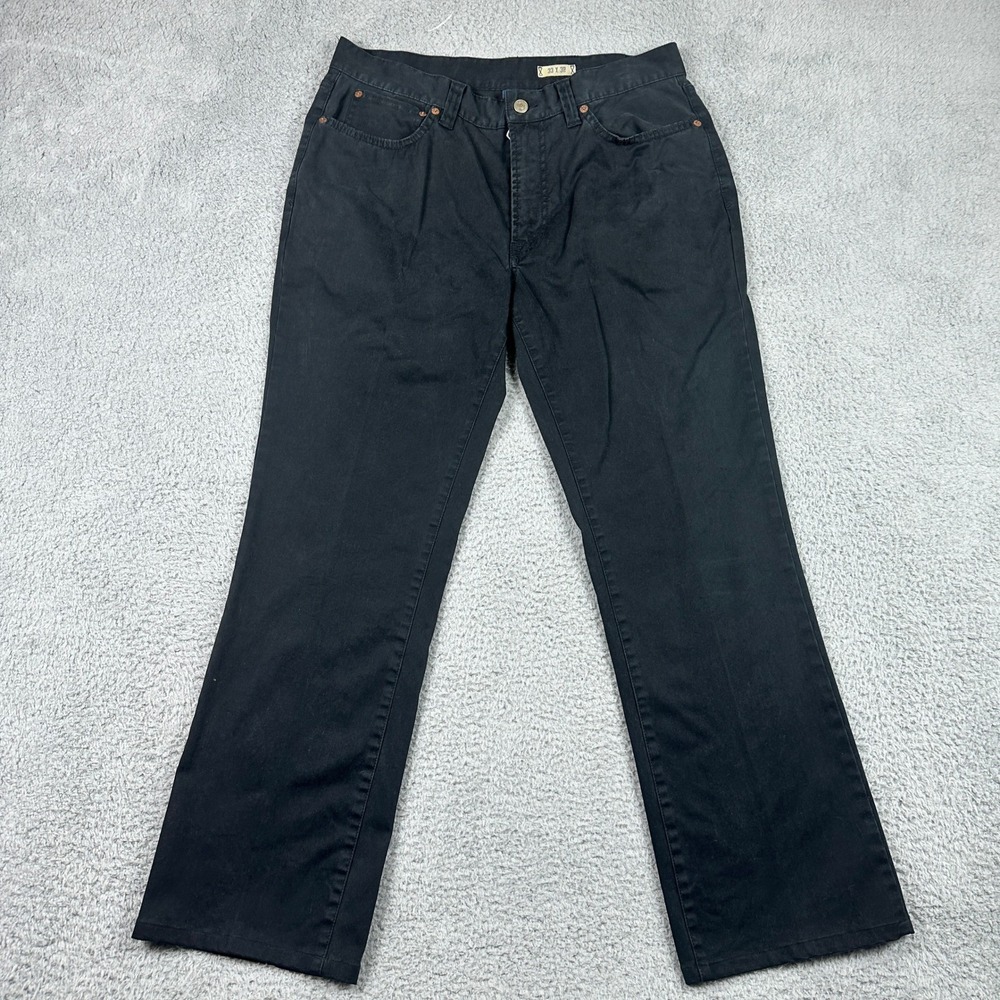 Polo Ralph Lauren Pants Womens 33x32 (Fits 33x29) Black Bootcut 750 Stretch